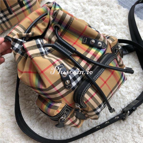 Burberry Small and Medium Rucksack Vintage Check Rainbow Backpack