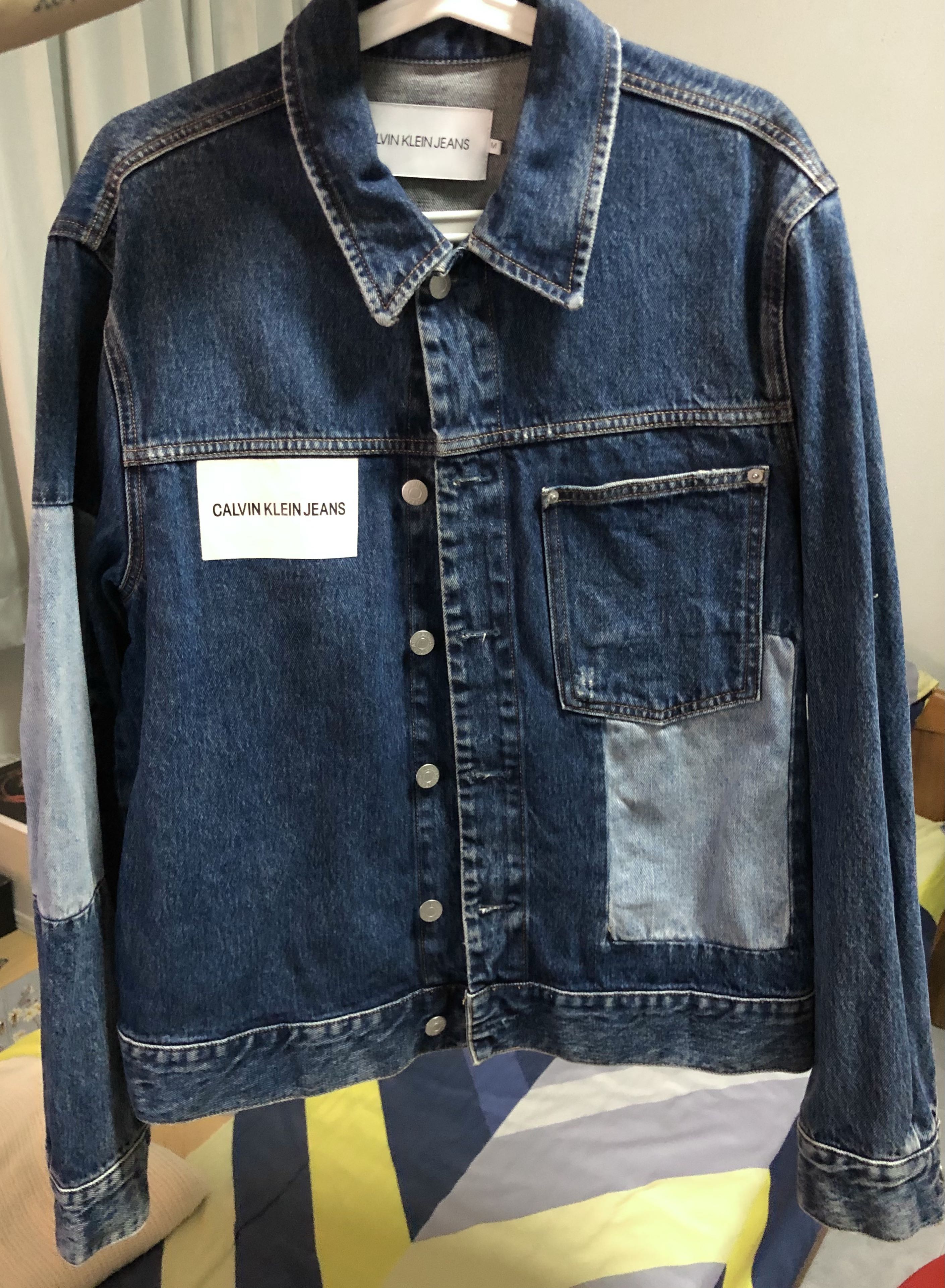 Calvin Klein Jeans Raf Simons denim jacket, Men's Fashion, Coats, Jackets  and Outerwear on Carousell