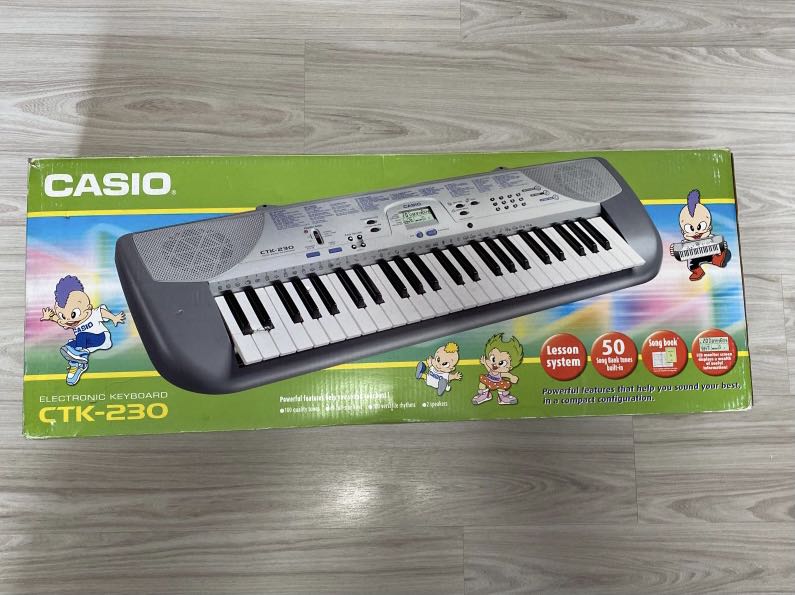 Casio Electronic Keyboard CTK230, Hobbies & Toys, Music & Media