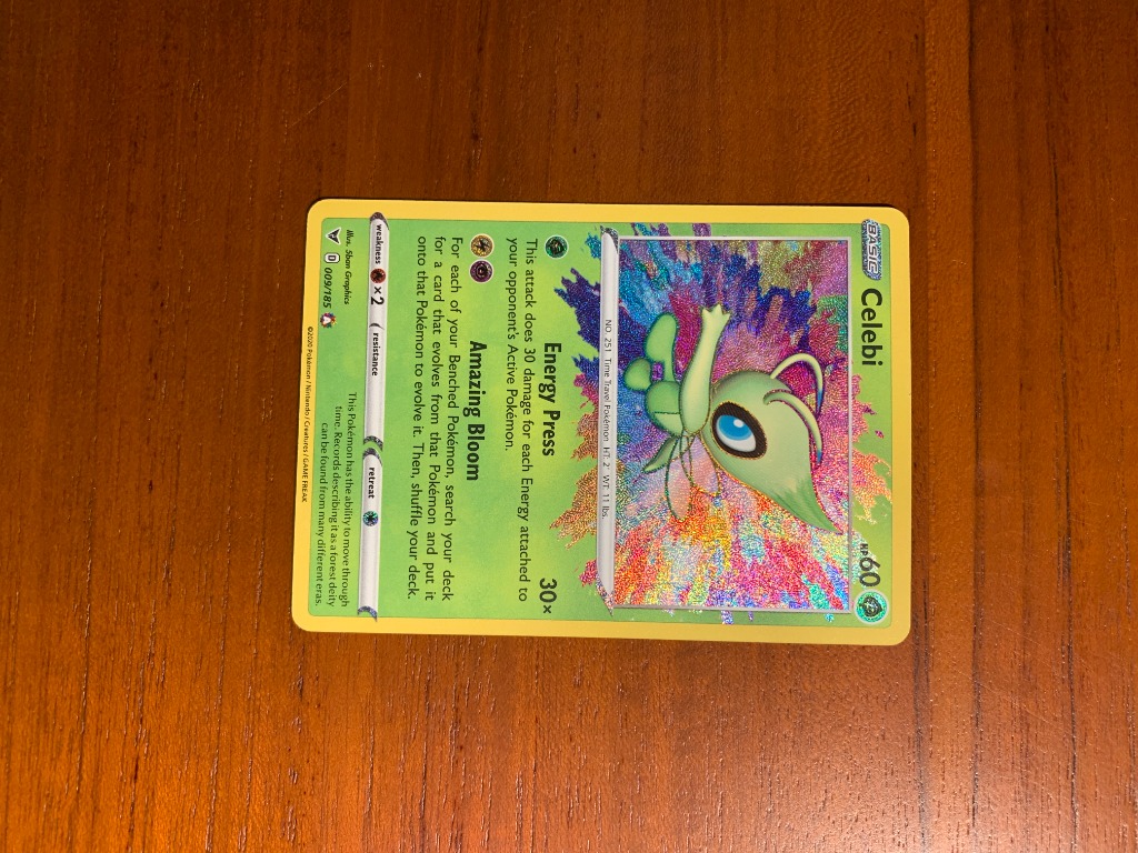 Celebi Amazing Rare 009 185 Vivid Voltage Hobbies Toys Toys Games On Carousell
