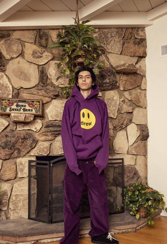 Drewhouse purple mascot hoodie size L, 名牌, 服裝- Carousell