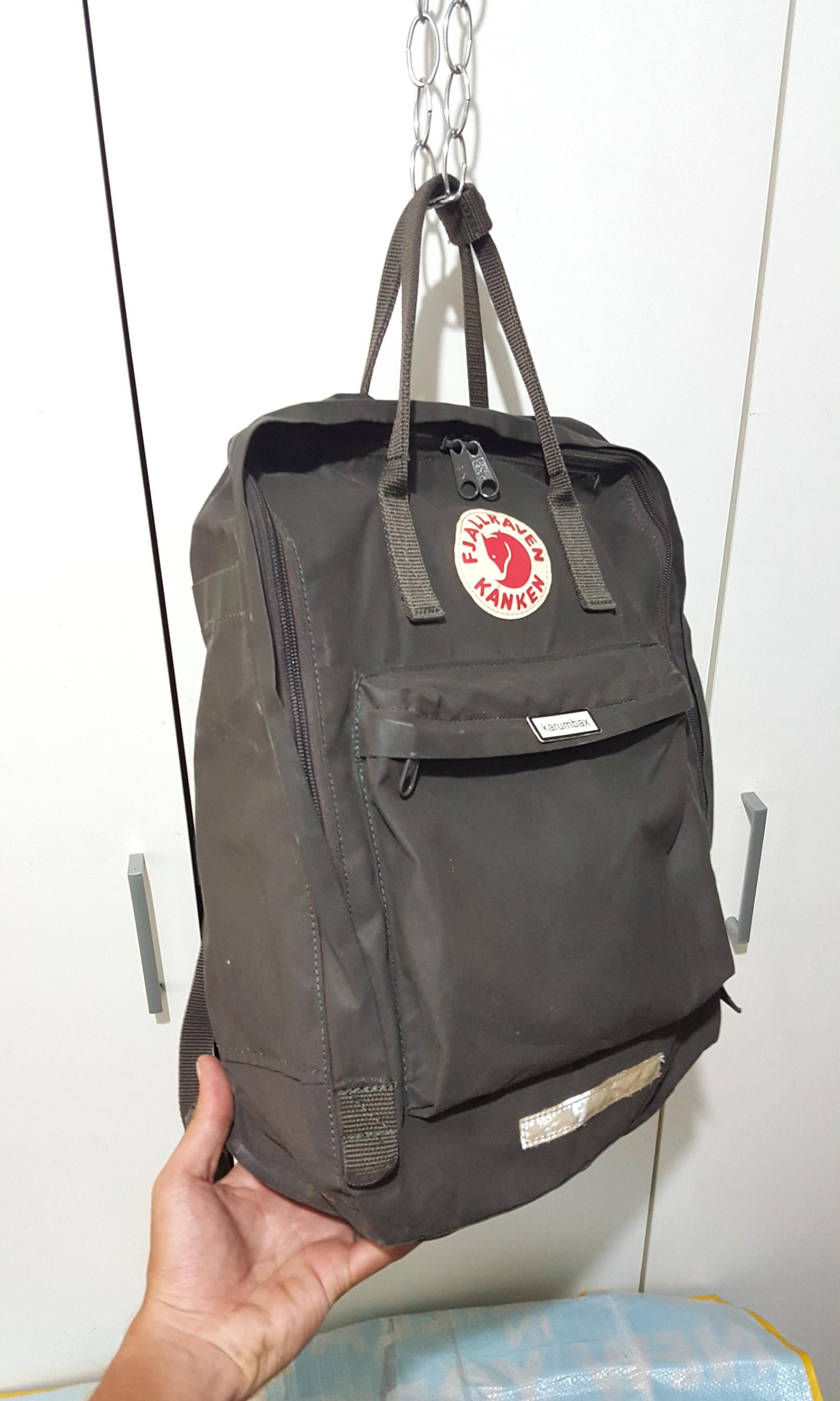 Fjallraven kanken big black backpack clearance