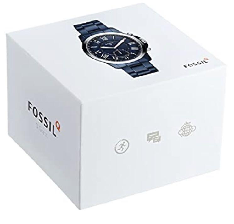 Fossil Q grant hybrid smart watch blue stainless steel Mobile Phones Gadgets Wearables Smart Watches on Carousell