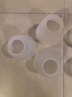 Frosted Glass Verinas (3 pieces)