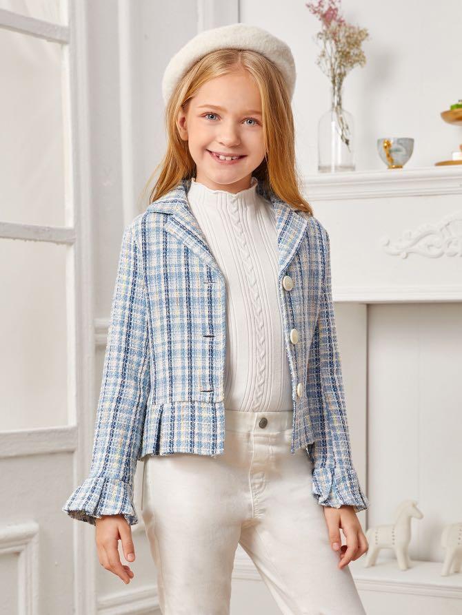 Girls tweed outlet blazer