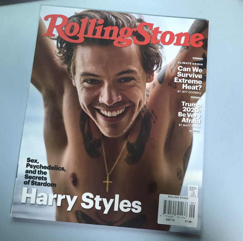 Harry Styles Rolling Stones Magazine Books Stationery Magazines Others On Carousell Two things about english rock stars never change: carousell