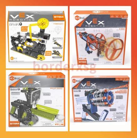 Hexbug Vex Robotics Gatling Rapid Fire Hexbug Vex Robotics Snap Shot Stem Construction Kit Ball