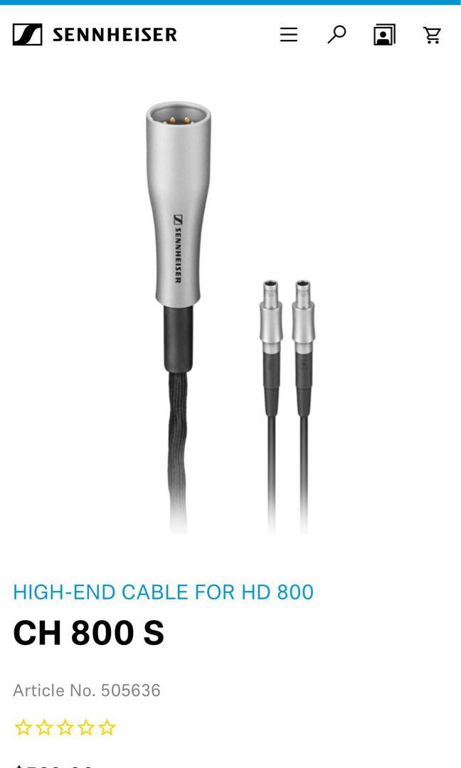SENNHEISER CH 800 P HD800 HD800Sバランスケーブル（Sennheiser