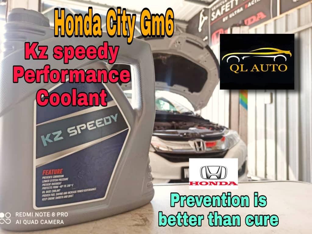 Honda City Gm6 -u003e Upgrade waterless coolant (KZ Speedy), Auto 