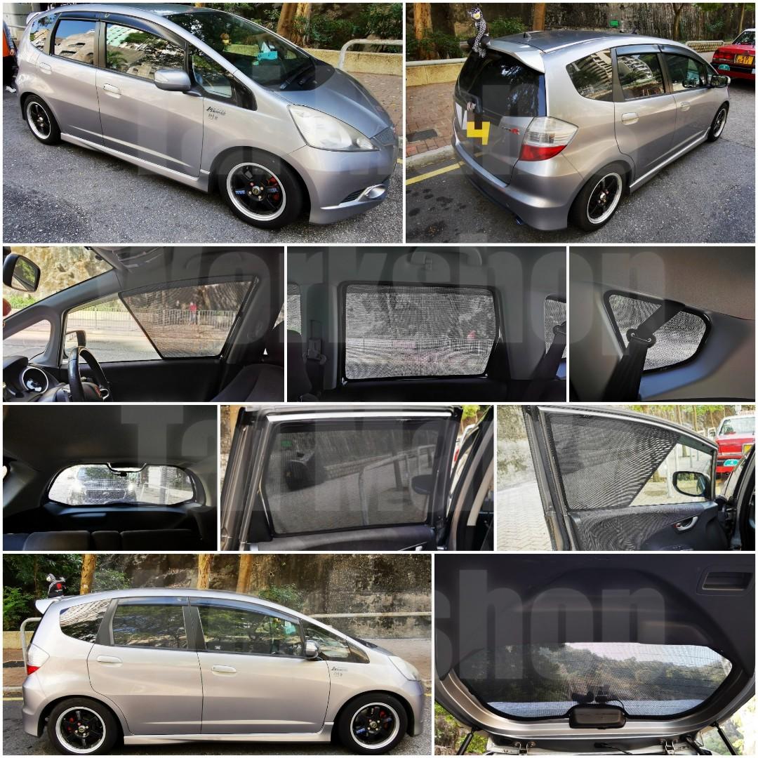 Honda Jazz Fit Ge6 Ge8 全車磁石濾光窗網太陽擋 汽車配件 改裝 內外零件 Carousell