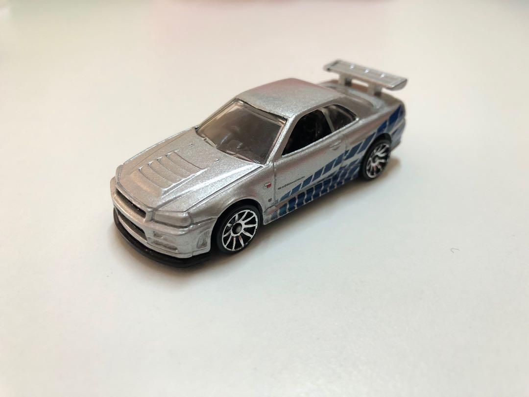 Hotwheels Nissan Skyline Gtr R34 Fast And Furious 2 Toys Games Diecast Toy Vehicles On Carousell
