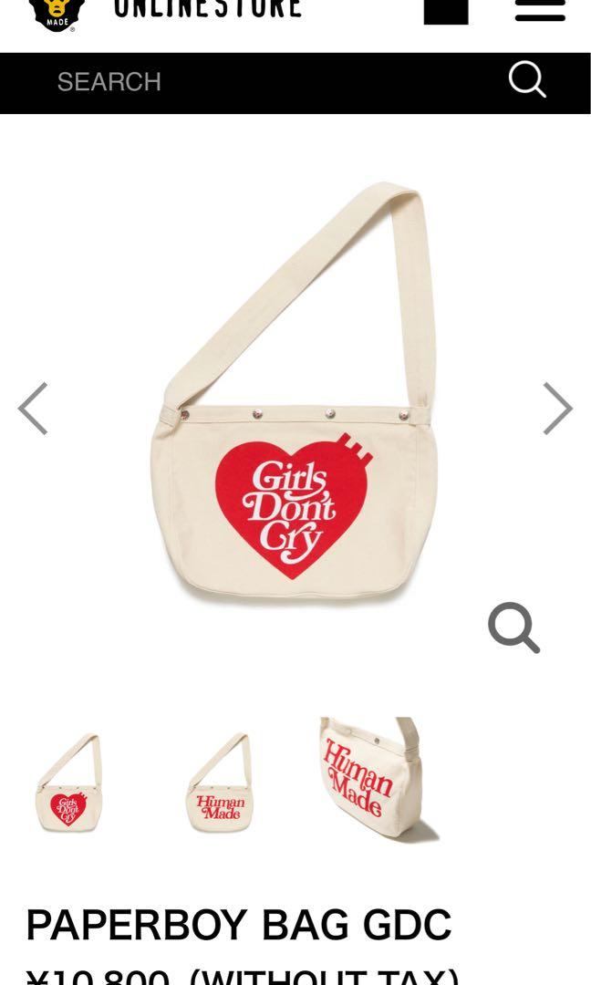 HUMAN MADE X GIRL DONT CRY BAG Human Made x BROOKLYN MACHINE WORKS