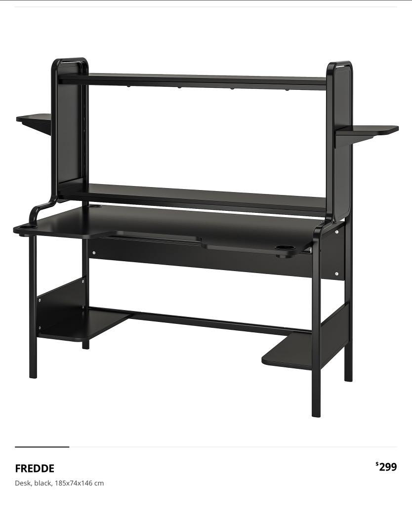 Ikea Computer Table FREDDE, Furniture & Home Living, Furniture, Tables