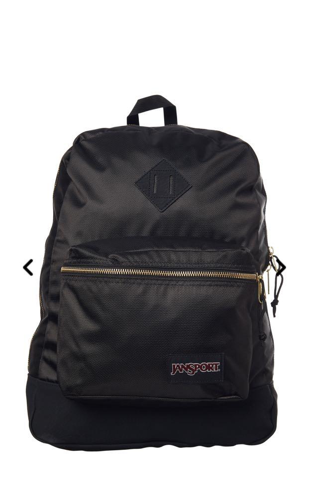 Jansport black and online gold