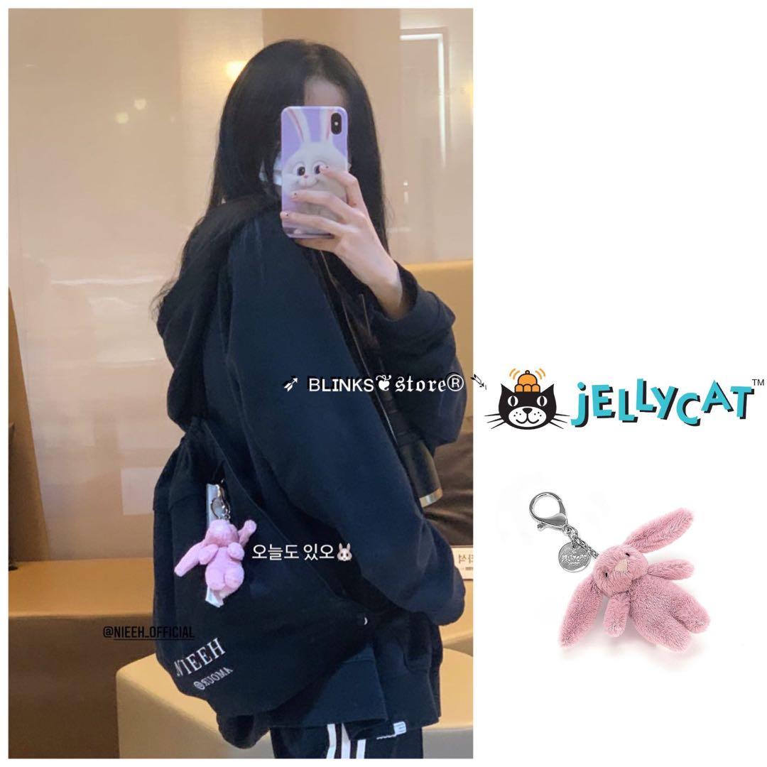 bashful bunny bag charm