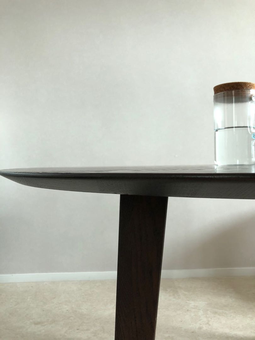 King Living Canyon Round Dining Table (Solid Wood), Furniture & Home ...