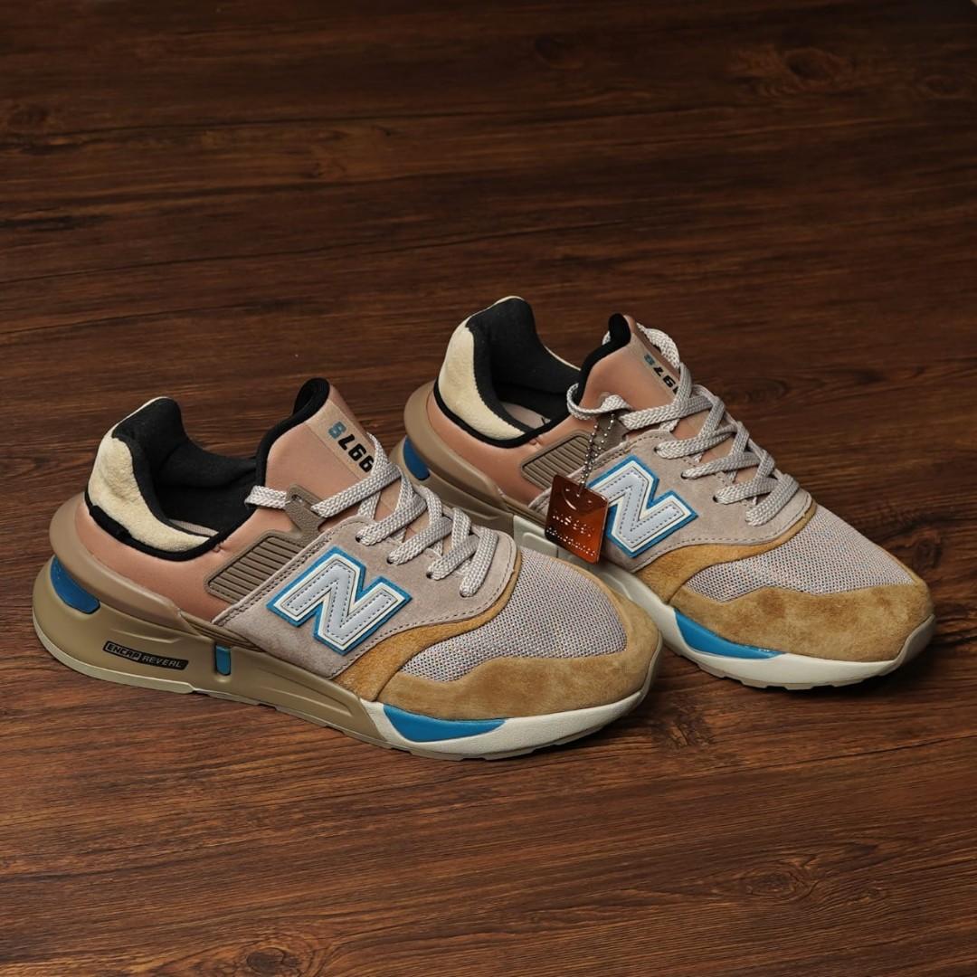 KITH x nonnative x New Balance 997S Dune Fesyen Pria Sepatu Sneakers di Carousell