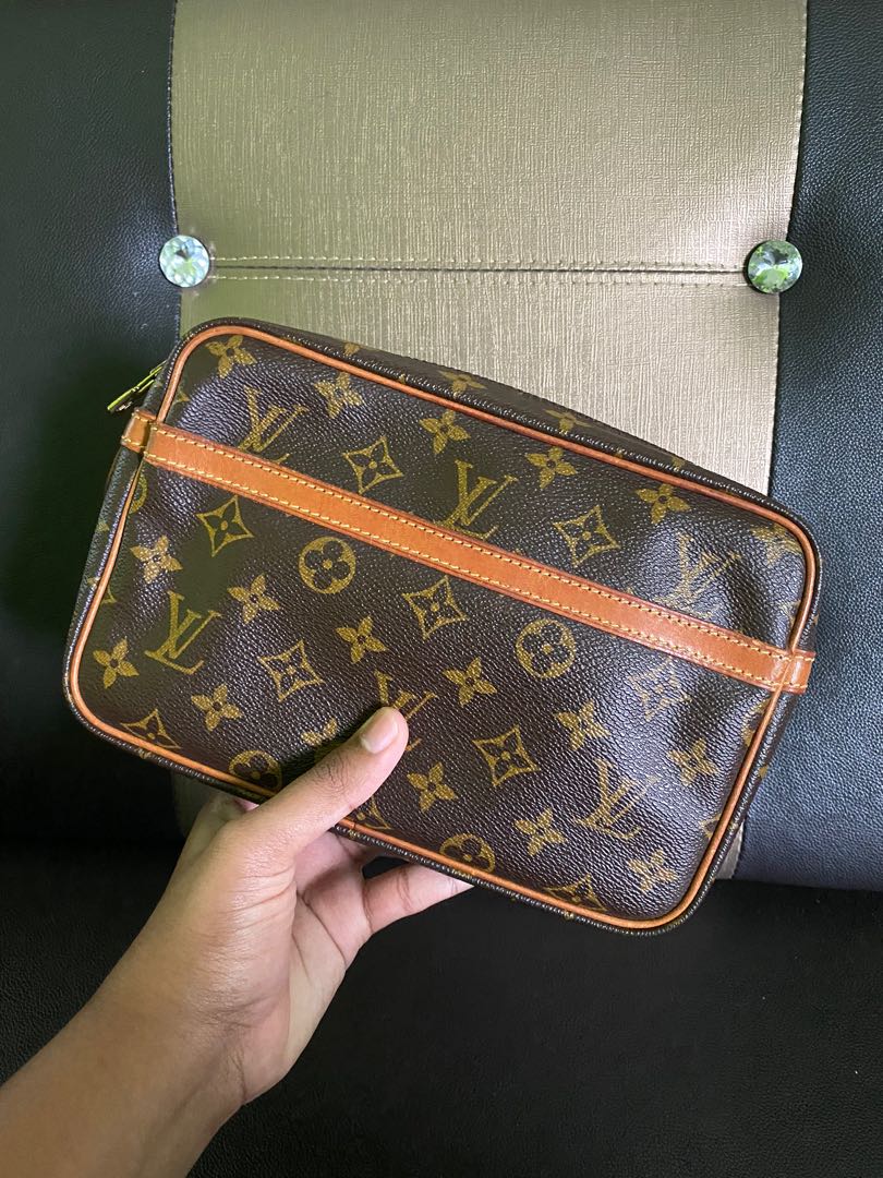 Louis Vuitton Chain Clutch Monogram Legacy Brown in Coated CanvasLeather  with Aged Goldtone  US