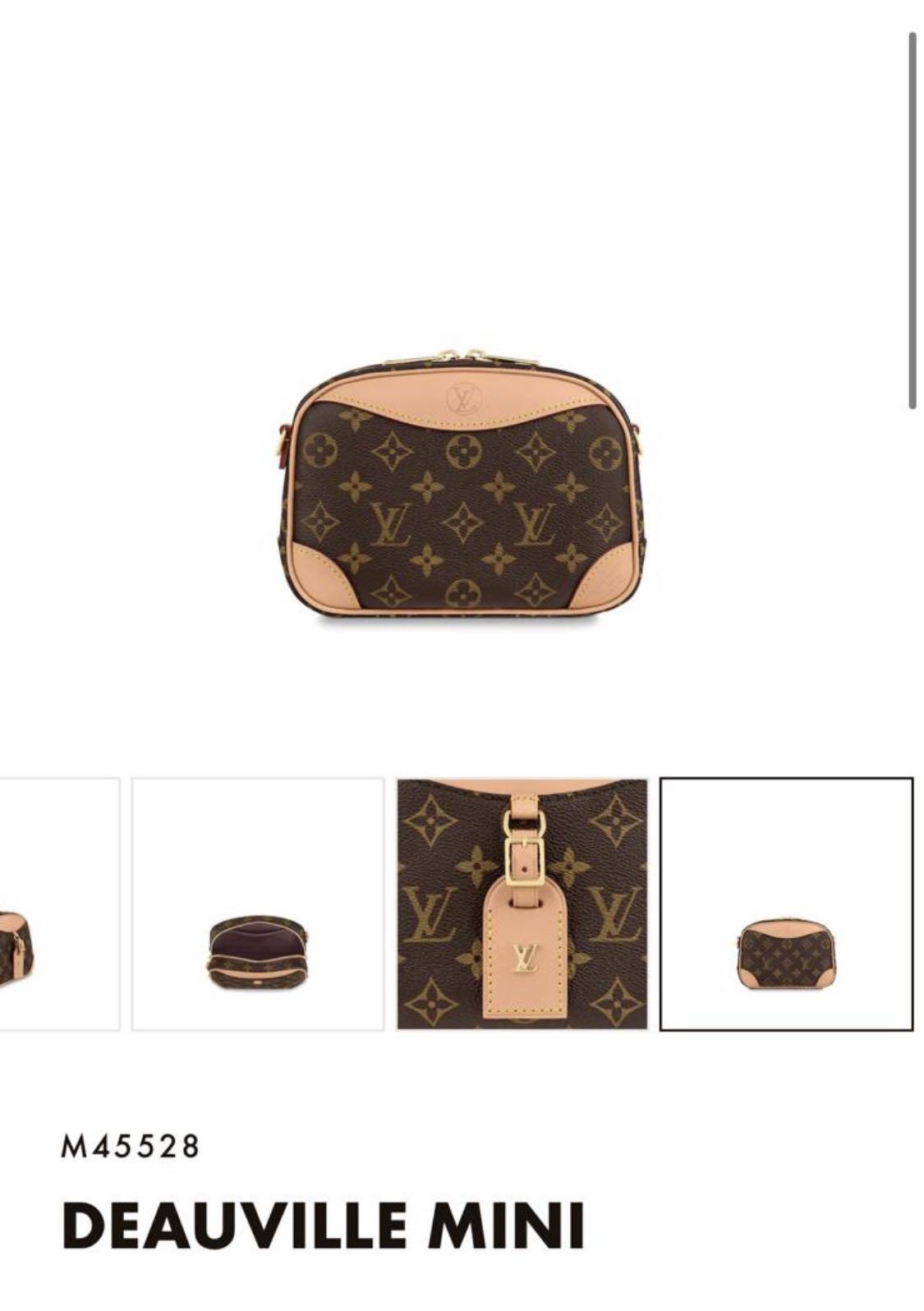 LV Monogram Deauville Mini, Luxury, Bags & Wallets on Carousell