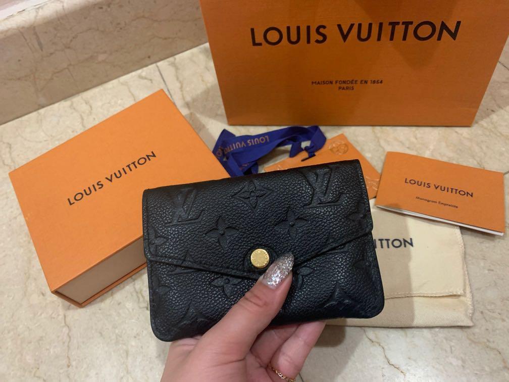 Louis Vuitton LV CLEA wallet - monogram print on empreinte leather noir,  Luxury, Bags & Wallets on Carousell