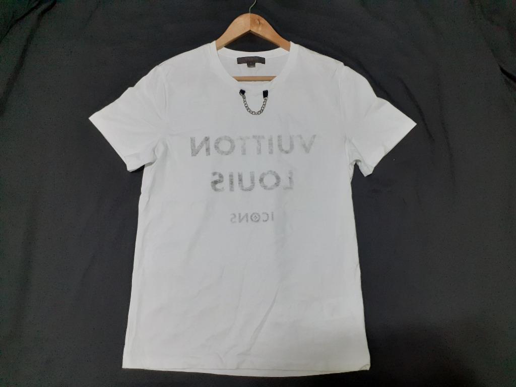 Louis Vuitton 2019 Icons Chain-Link T-Shirt - White Tops, Clothing