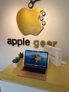 Macbook Air 2019 Core i5 Gold 256GB SSD MVFN2 ID Ex Garansi Resmi iBox Indonesia Mulus