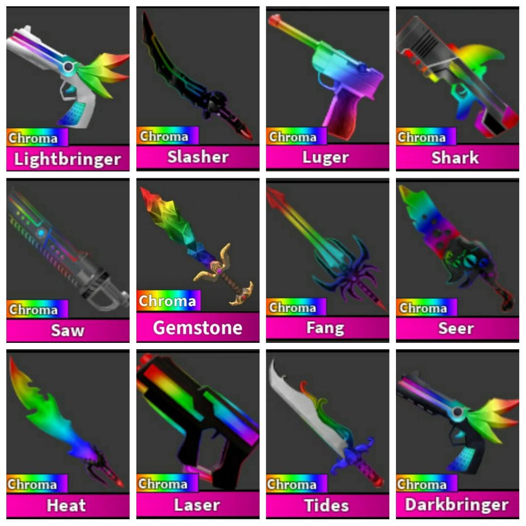 Murder Mystery Game Roblox Knife Values