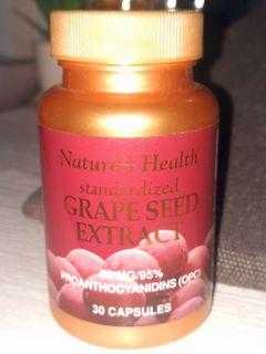Nature's health grape seed extract 50 MG