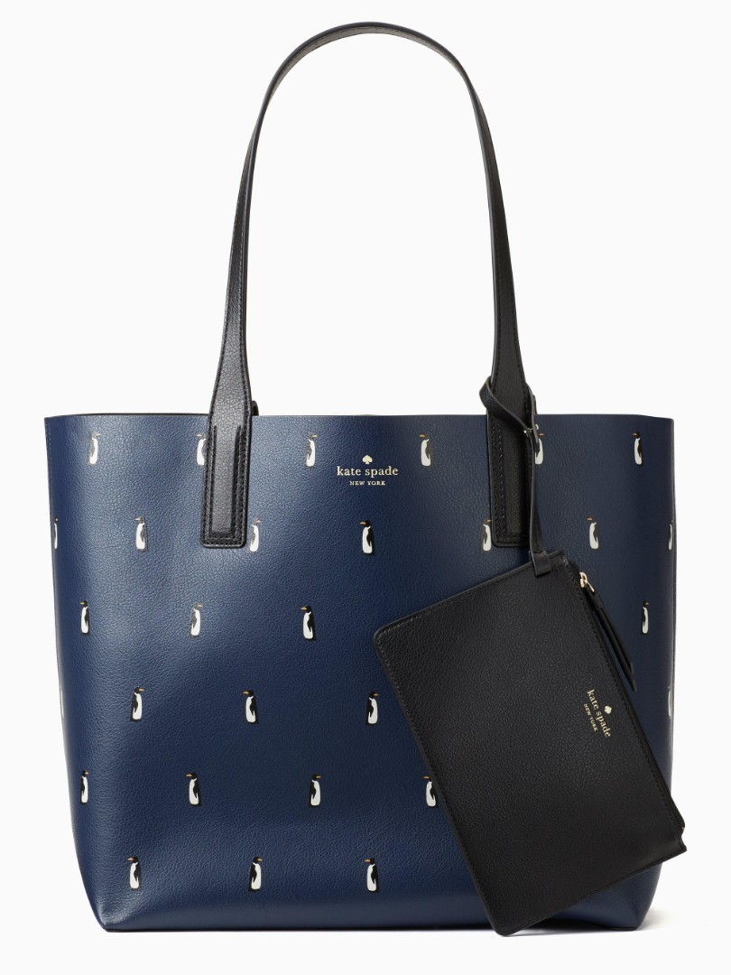 Kate spade penguin tote sales
