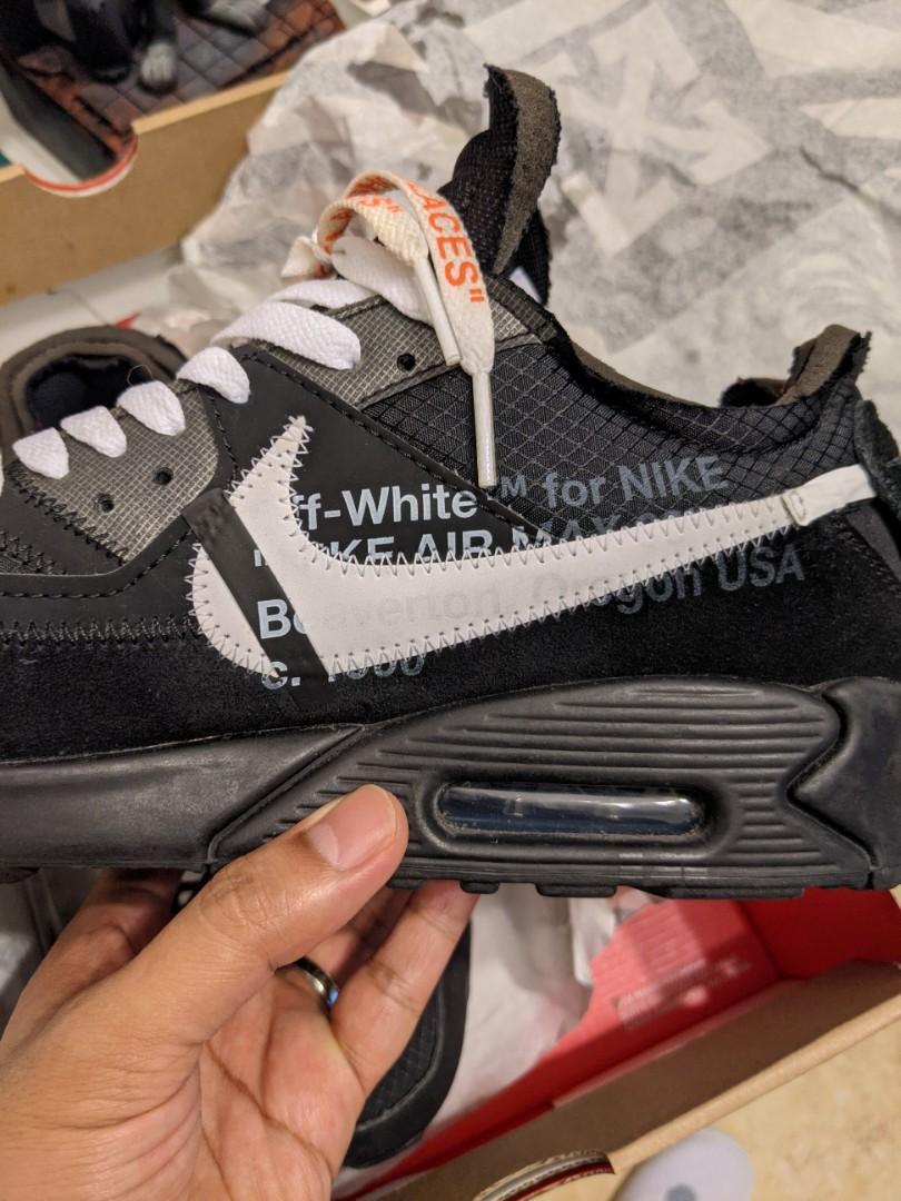 Nike Off White Air max 90 43EU 8.5UK 9.5US Men s Fashion
