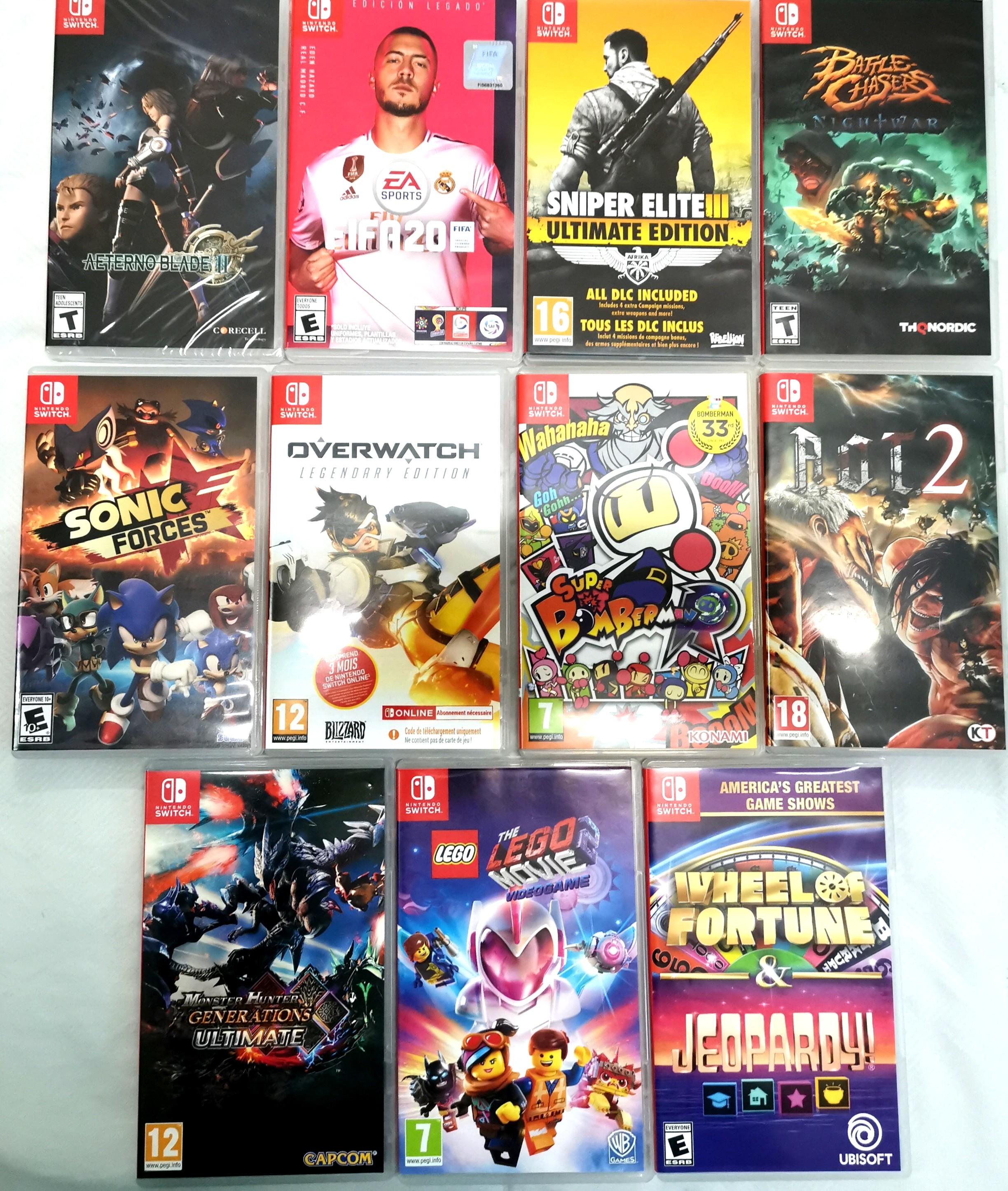 Switch games price list shop