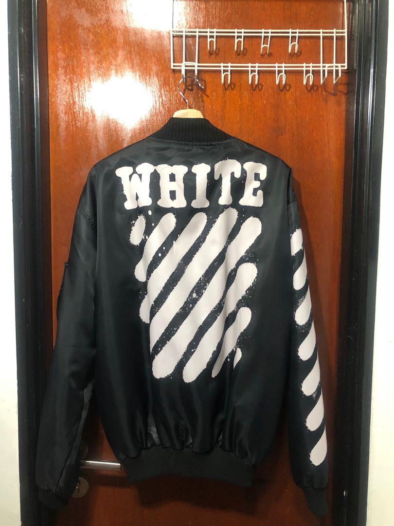 Off white bomber jacket hotsell