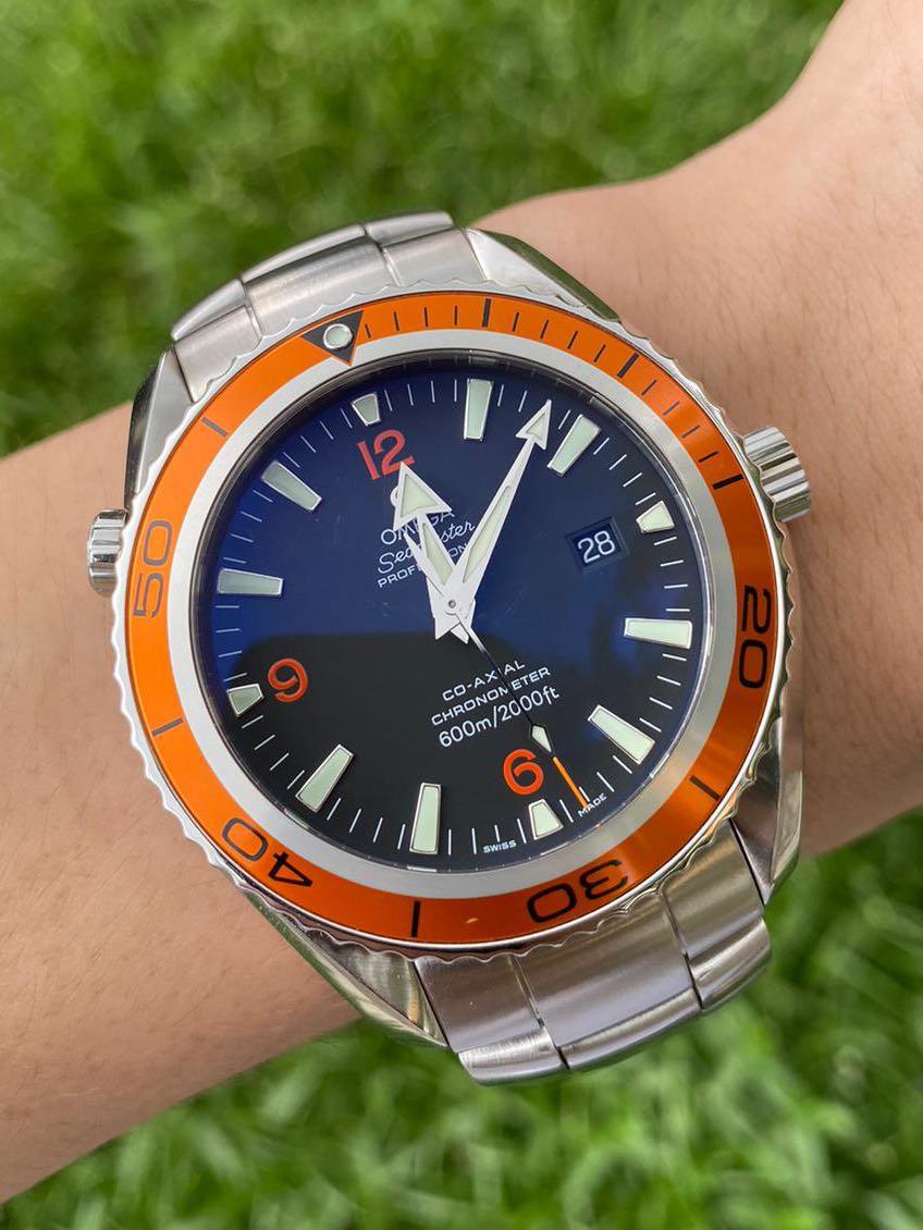 Omega planet ocean 45.5 mm 2025 orange
