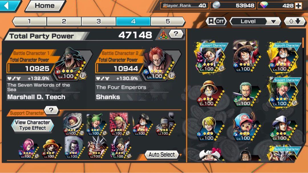 FREE ONE PEACE BOUNTY RUSH ACCOUNT HAS GOOD UNITS ENJOY LET ME KNOW WH