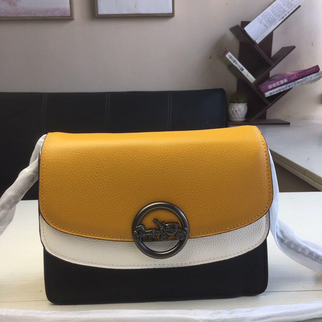 Jade flap crossbody in colorblock