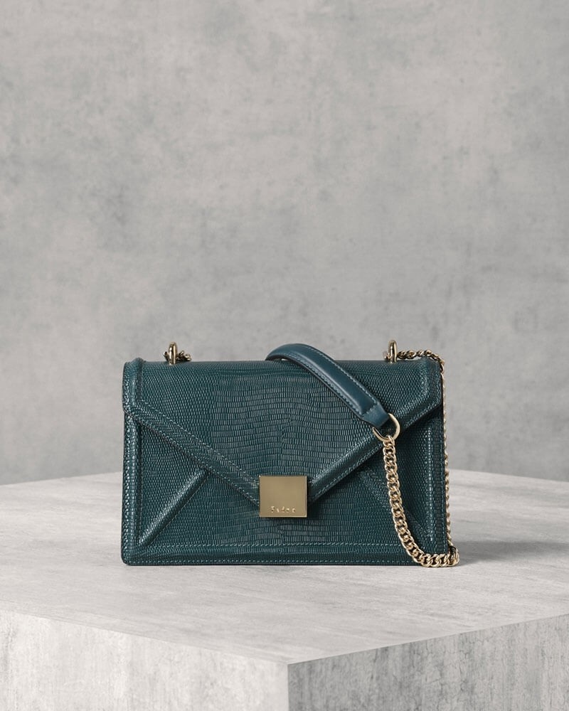 Pedro embossed front 2025 flap shoulder bag