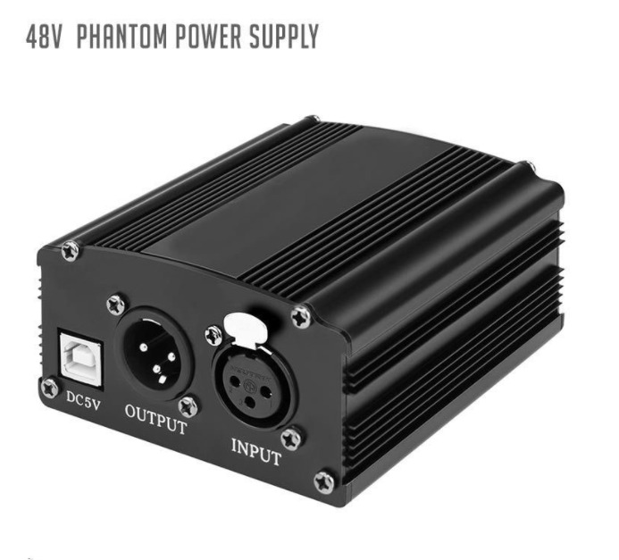 Phantom Power Supply For Condenser 5V USB input power Microphone (48V