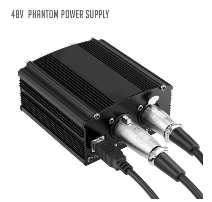 Phantom Power Supply For Condenser 5V USB input power Microphone (48V