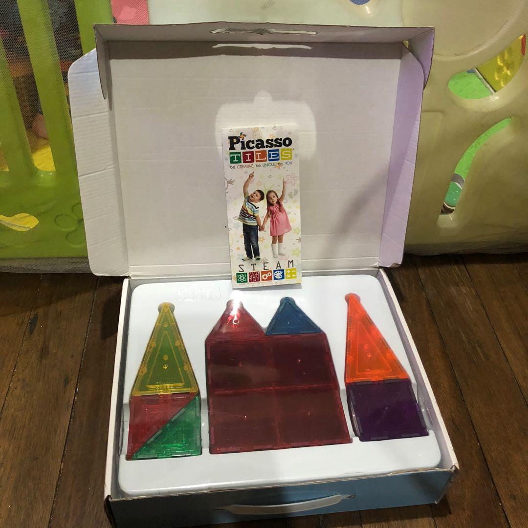 Picasso magnetic tiles, Hobbies & Toys, Toys & Games on Carousell