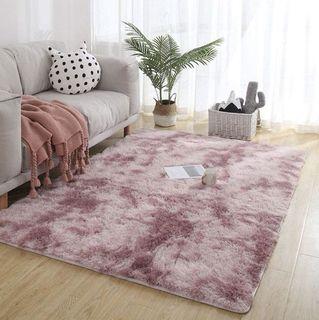 Pink gradient rug