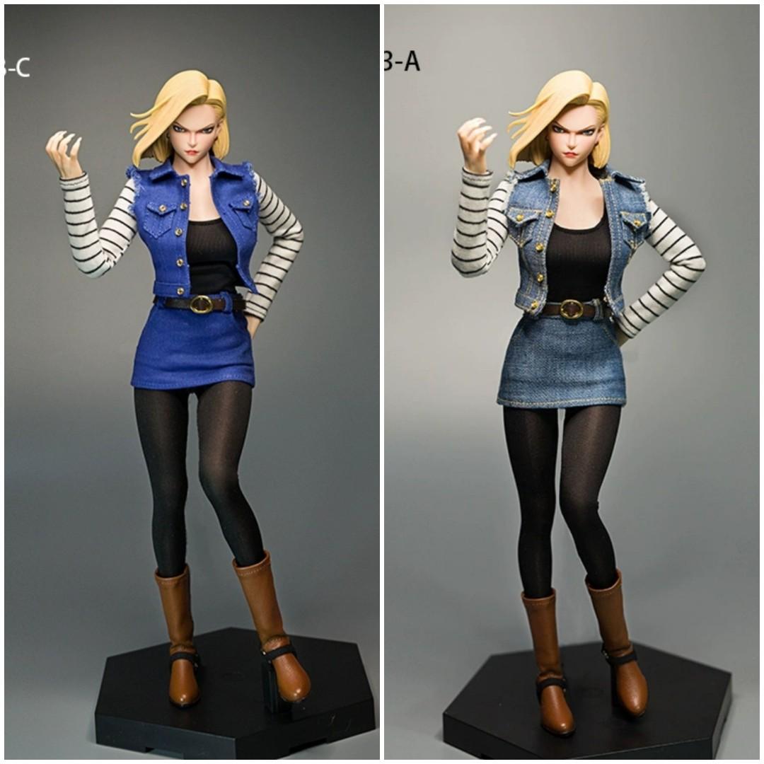 Po 1 6 Action Figure Android 18 From Dbz Dbs Dragonball Dragon Ball Z Super Cd Toys Not Statue Gk Kitbash Tbleague Female Body Seamless Hobbies Toys Toys Games On Carousell