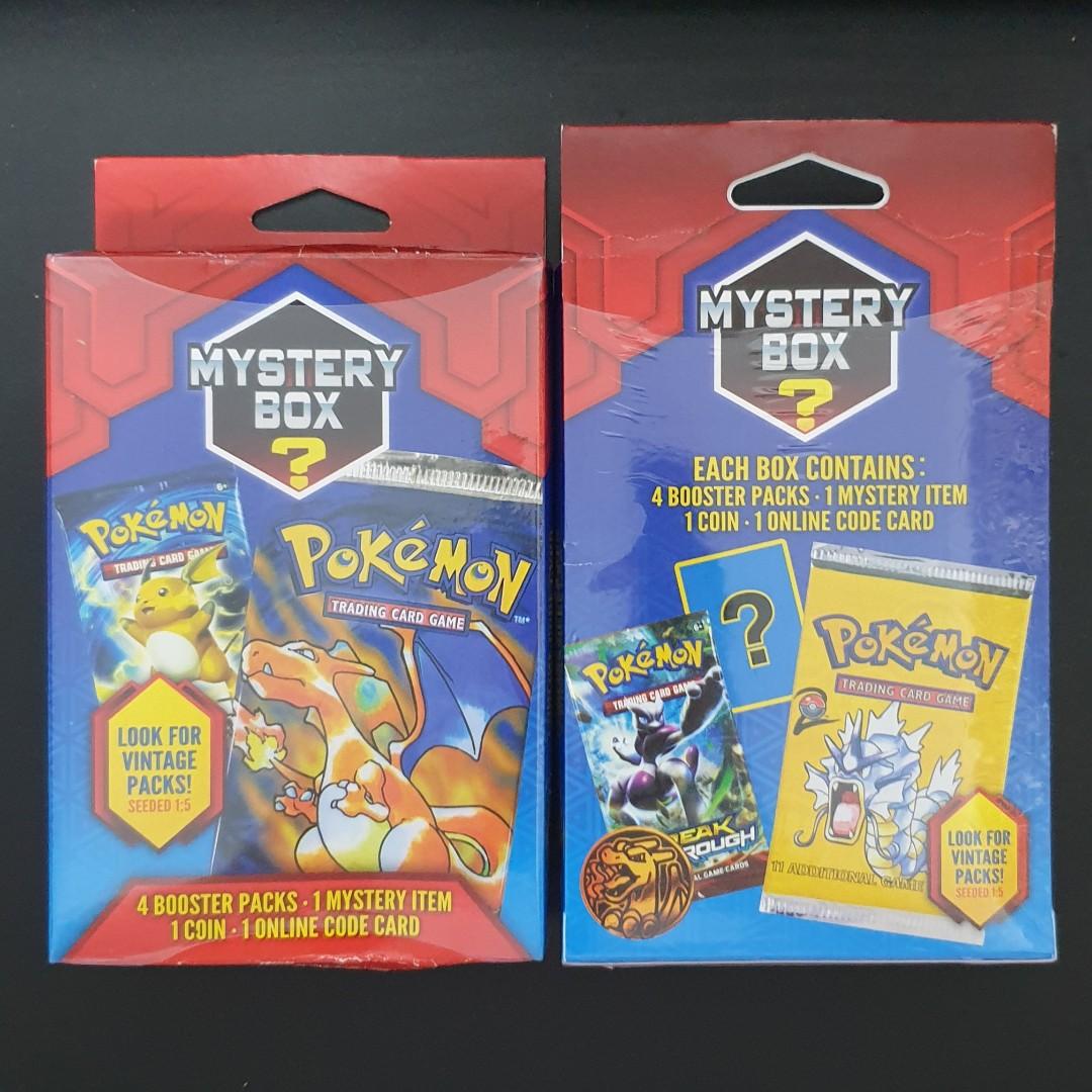 Pokemon Mystery Box 7 5 Booster Packs Vintage Packs seeded 1:5 Ready to Ship 