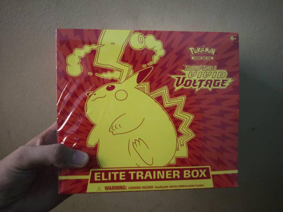 1 Last Unit Left Pokemon Tcg Card Swsh Sword Shield Vivid Voltage Elite Trainer Box Toys Games Board Games Cards On Carousell