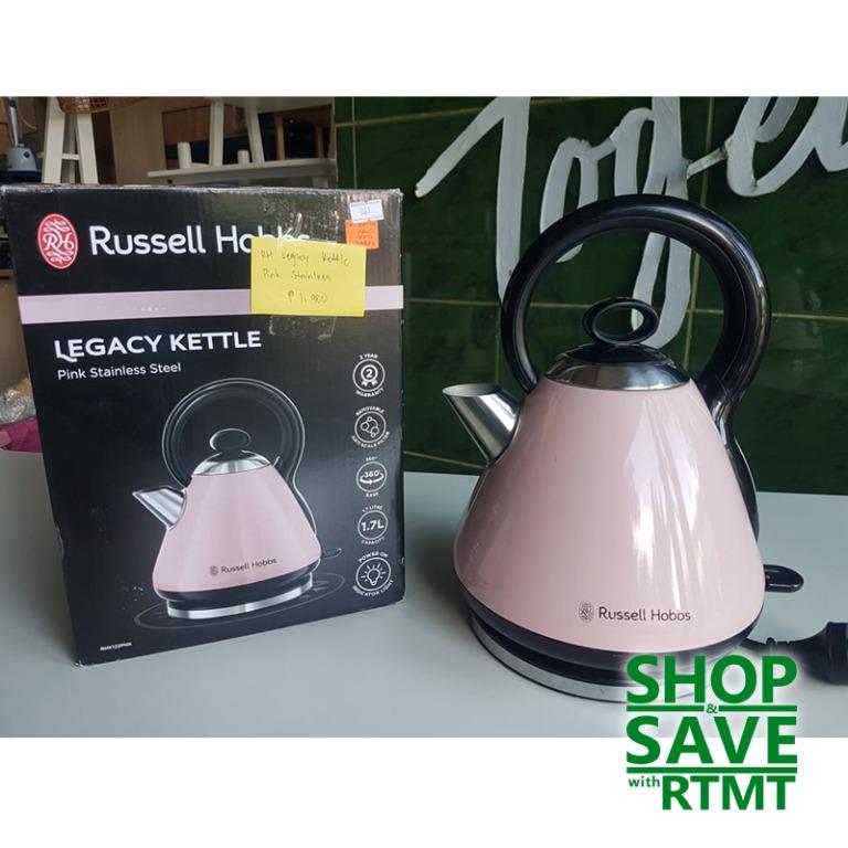 Russell Hobbs Legacy Kettle Pink TV Home Appliances Kitchen Appliances Kettles Airpots on Carousell