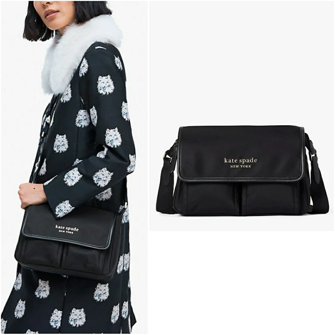 SALES Kate Spade Daily Medium Messager Bag Black Women s Fashion