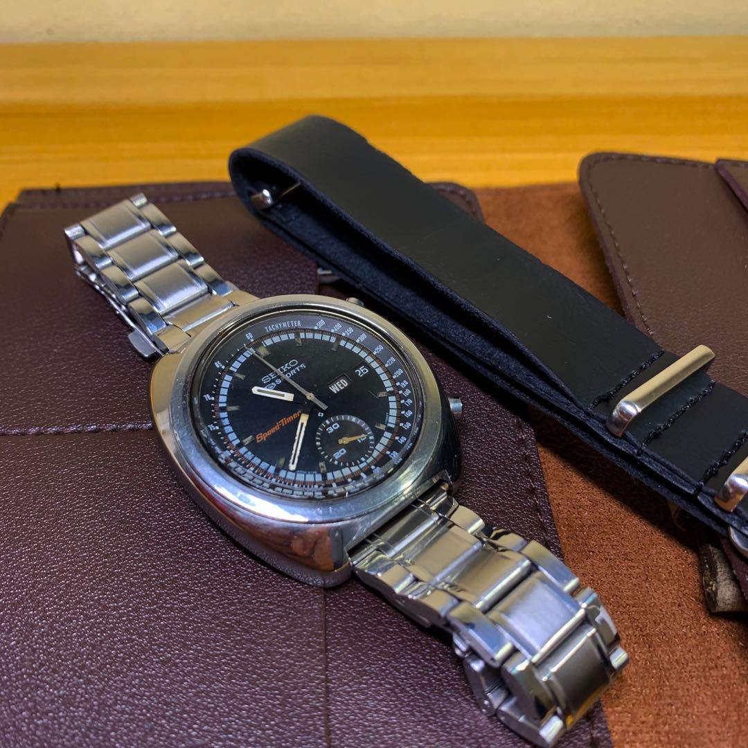 Seiko Vintage Speedtimer 6139-7012, Men's Fashion, Watches & Accessories,  Watches on Carousell