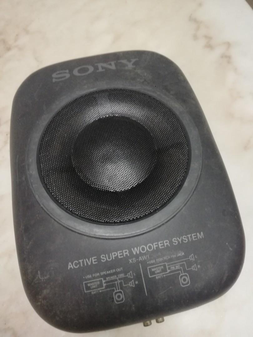 Sony active super discount woofer