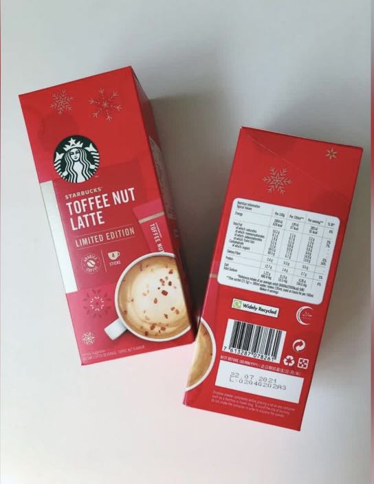Starbucks Toffee Nut Latte Food Drinks Beverages On Carousell