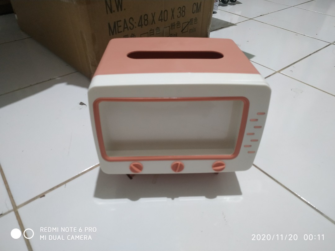 Tempat tissue model tv., Perabotan Rumah di Carousell
