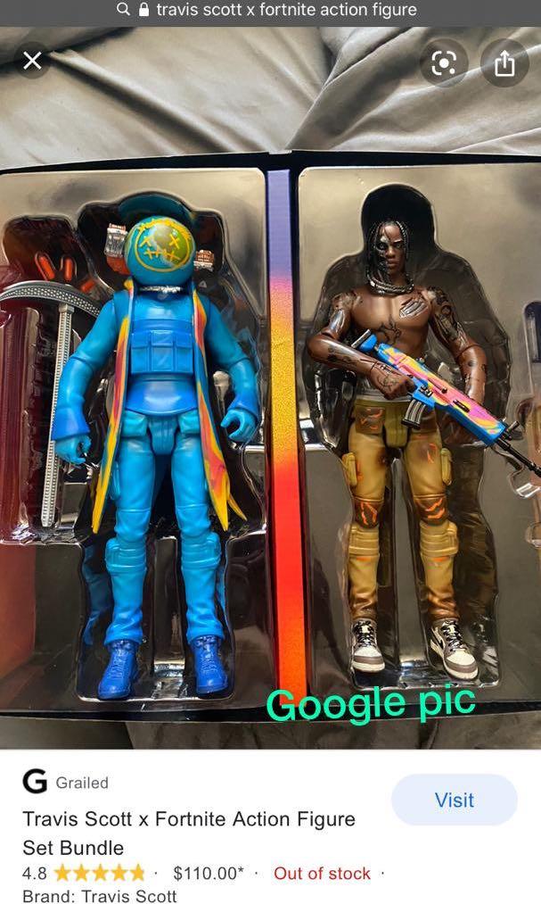 Travis Scott X Fortnite Figures Toys Games Action Figures Collectibles On Carousell